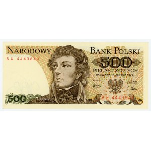 République populaire de Pologne, 500 or 1979 BU (20)