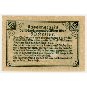 Österreich, Wien, 50 haler 1920 (103)