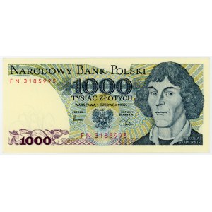 PRL, 1,000 gold 1982 FN (125)