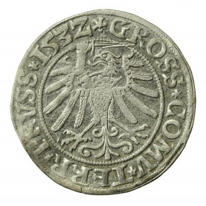 Sigismondo I il Vecchio, centesimo 1532, Toruń PRUSSI/PRUSS (761)
