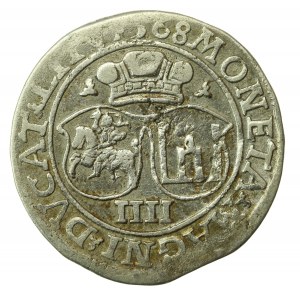 Sigismondo II Augusto, quadrangolo 1568, Vilnius, L/LITV (762)