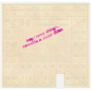 Karta zaopatrzeniowa woj. poznańskie U-D 1983 (387)
