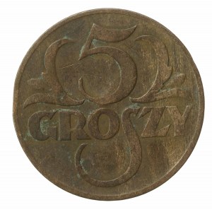 II RP, 5 pennies 1934 - rarest vintage (856)