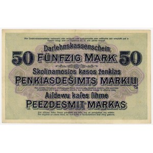 Ober Ost, Kaunas, 50 marks 1918 E (1505)