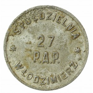 Włodzimierz, 27 Pułk Artylerii Polowej, 1 złoty (698)