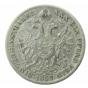 Austria, Franciszek Józef I, talar 1857, Wiedeń (511)