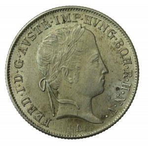 Austria, Ferdynand I, 20 krajcarów 1848 A, Wiedeń (514)