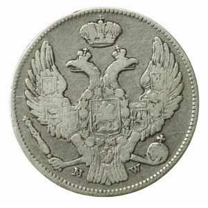 Zabór rosyjski, 30 kopiejek=2 złote 1838, Warszawa (520)