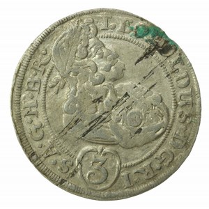 Śląsk, Leopold I, 3 krajcary 1700 CB, Brzeg (920)