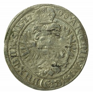 Śląsk, Leopold I, 3 krajcary 1700 CB, Brzeg (920)