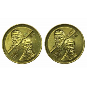 III RP, zestaw 2 złote 1996 Sienkiewicz. Razem 2 szt. (874)