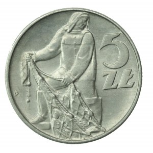 PRL, 5 złotych 1973, Rybak (890)
