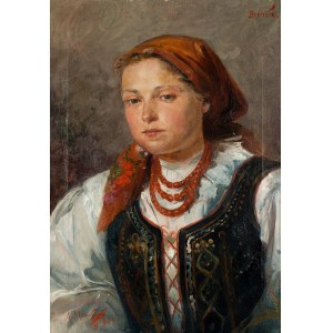 Aleksander Mroczkowski (1850 Kraków - 1927 Stubno k. Przemyśla), Bronka, 1900 r.