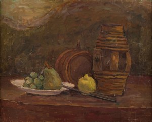 Leonard Pękalski (1896-1944), Martwa natura z baryłkami