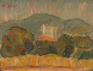 Maurice Blond (1899 Łódź – 1974 Clamart), Pejzaż z łanami zbóż