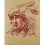 Bolesław Cybis (1895-1957), Comanche z teki Folio One of American Indian
