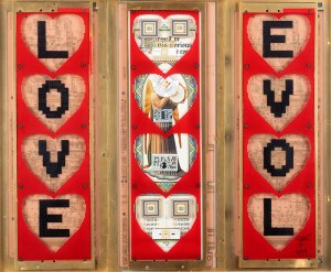 Petrus Wandrey (1939 Drezno - 2012 Hamburg), Love - EVOLUTION 4, 1993