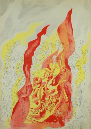 Abraham Rattner (), Ogień