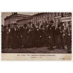 Warsaw - parade to celebrate the 3rd of May - 1916 (8)