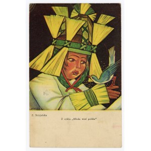Postcard from the series Polish Painting - Stryjeńska - Young Poland (609)