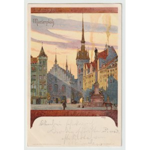 Německo, Mnichov / Marienplatz - Marienplatz (1086)