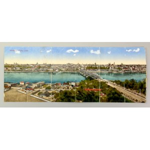 Warsaw - Large fold-out postcard (2105)