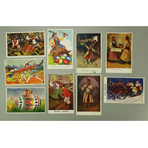 Happy Hallelujah - set of 9 postcards (4007)