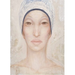 Iza Staręga, Untitled from the series Women in scarves, men in helmets, 2020