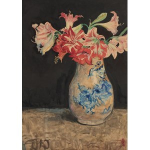 Wyczółkowski Leon (1852 - 1936), Flowers in a vase, 1912