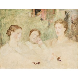 Malczewski Jacek (1854 - 1929), Family memories, ca. 1905