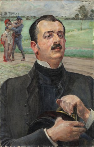 Malczewski Jacek (1854 - 1929), Portret Konrada Góreckiego, 1919