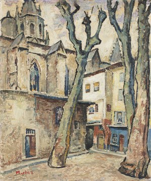 Muter Mela (1876 - 1967), St. Peter's Basilica in Avignon, 1940s.