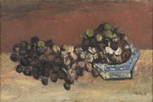 Gotlib Henryk (1890-1966), Natura morta con uva