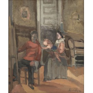 Aberdam Alfred (1894 - 1963), Rodzina malarza