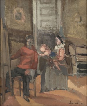 Aberdam Alfred (1894 - 1963), Rodzina malarza