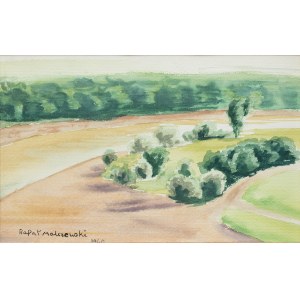 Malczewski Rafał (1892 - 1965), Paysage avec rivière, 1940