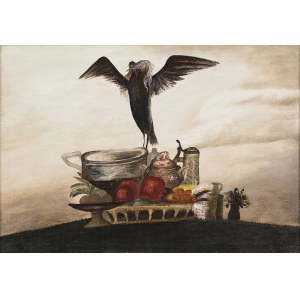 Anto Maria (1937 - 2007), Martwa natura z batalionem, 1970