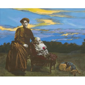 Fałat Antoni (b. 1942), Portrait with Kaja, 1998