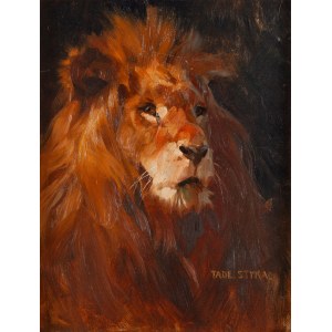 Tadeusz Styka (1889 Kielce - 1954 Nowy Jork), Portret lwa, 1908