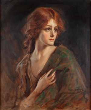 Tadeusz Styka (1889 Kielce - 1954 Nowy Jork), Rudowłosa (