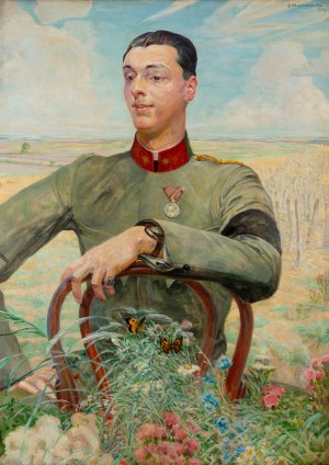 Jacek Malczewski (1854 Radom - 1929 Krakau), Porträt von Antoni Goetz-Okocimski, 1917