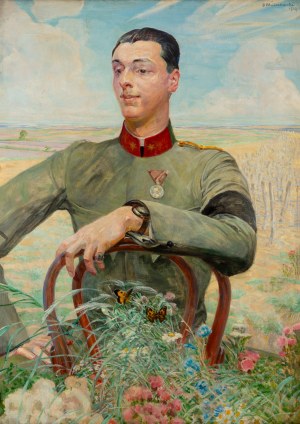 Jacek Malczewski (1854 Radom - 1929 Cracovia), Ritratto di Antoni Goetz-Okocimski, 1917