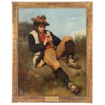 Tadeusz Ajdukiewicz (1852 Wieliczka (lub Bochnia 1853) - 1916 Kraków), Chłopiec grający na flecie, 1875