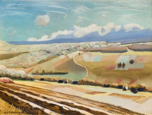 Rafał Malczewski (1892 Kraków - 1965 Montreal), Podhale-Landschaft, 1922