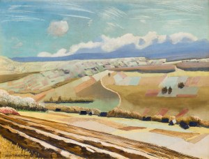 Rafał Malczewski (1892 Cracovia - 1965 Montreal), Paesaggio di Podhale, 1922