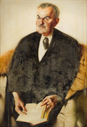Jan Gotard (1898 Warszawa - 1943 Warszawa), Portret Władysława Grabskiego, 1933