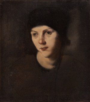 Janusz Podoski (1898 Łosice - 1971 Warsaw), Portrait of a young woman (