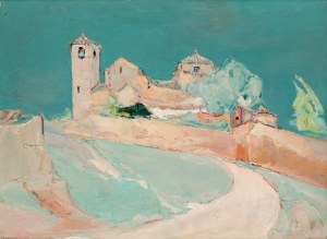 Włodzimierz Terlikowski (1873 Poraj k. Łodzi - 1951 Paryż), Widok Toledo, 1930