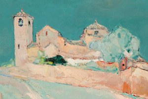 Włodzimierz Terlikowski (1873 Poraj k. Łodzi - 1951 Paryż), Widok Toledo, 1930