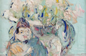 Włodzimierz Terlikowski (1873 Poraj k. Łodzi - 1951 Paryż), Martwa natura z figurką Buddy, 1926